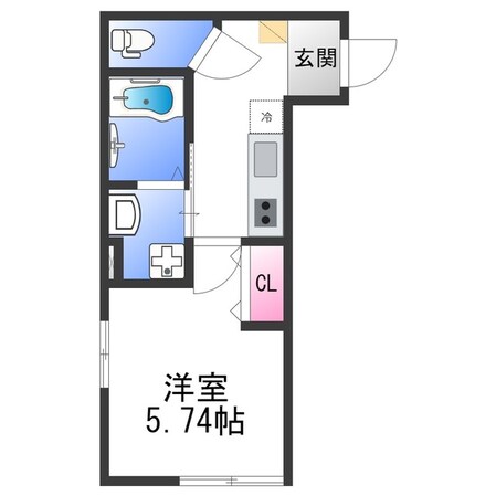 サンセリテ南巽の物件間取画像